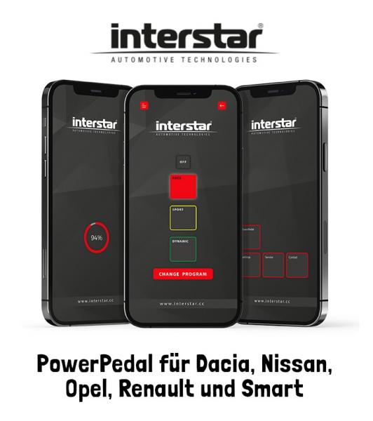 PowerPedal für Dacia, Nissan, Opel, Renault und Smart